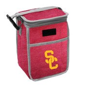 USC Trojans Cardinal SC Interlock Crosshatch Lunch Box